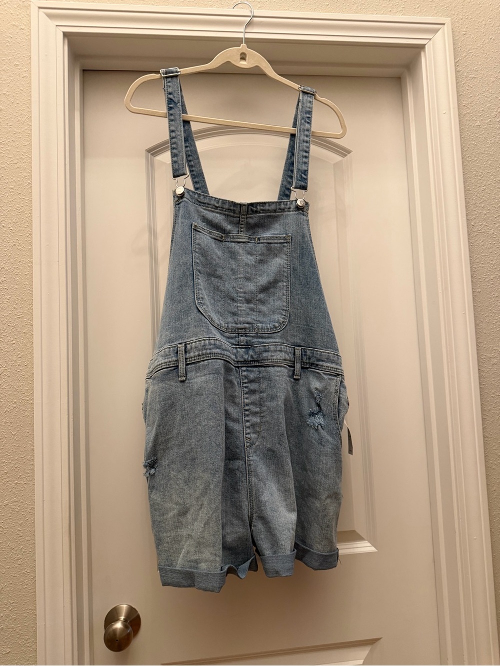 Old Navy Light Blue Denim Shortalls